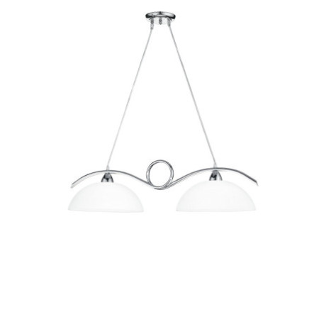 Lampadario Sospensione Halley Henging Colore Cromo  2 x E 27 max 60W