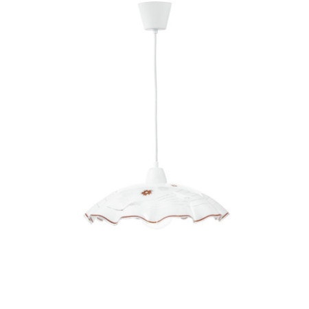 Lampadario Sospensione Victoria Henging Colore Bianco 60W