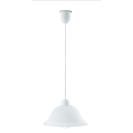 Lampadario Sospensione Settecento Henging Colore Bianco 60W