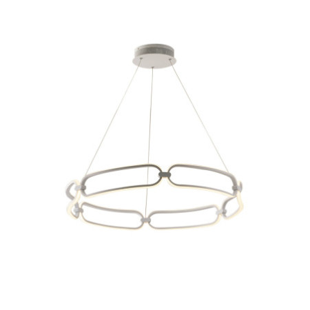 Lampadario Sospensione Led Infinity Moderno  Colore Bianco 49W
