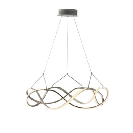 Lampadario Sospensione Led Flight Moderno Colore Nikel 45W