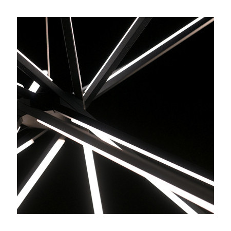 Lampadario Sospensione LED SHANGHAI S8 NERO 50W