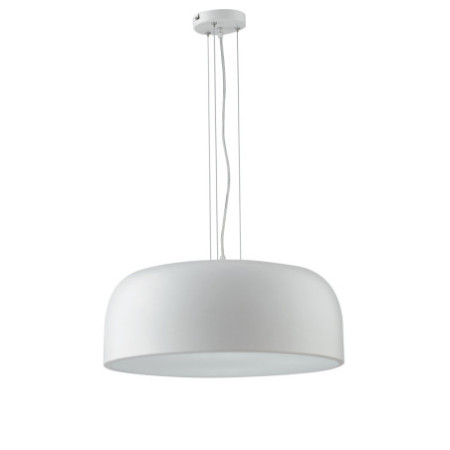 Lampadario Sospensione Led Bistrot Moderno Colore Bianco 4 x E 27 max  60W
