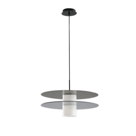 Lampadario Sospensione Led Record Class Colore Nero 15W