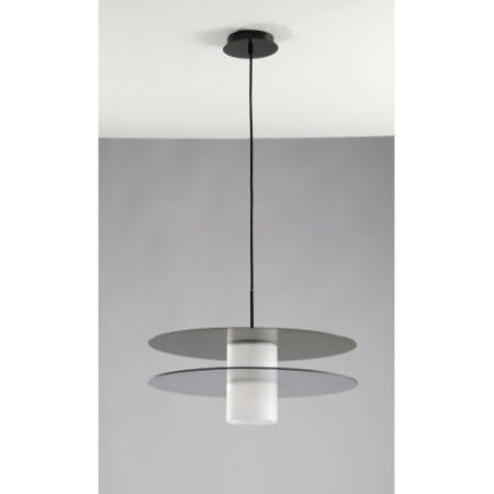 Lampadario Sospensione Led Record Class Colore Nero 15W