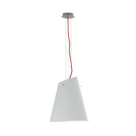 Lampadario Sospensione Ermes Class  Colore Bianco  3 x E 27 max 60W