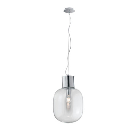 Lampadario Sospensione Fellini Class Colore Cromo 25W