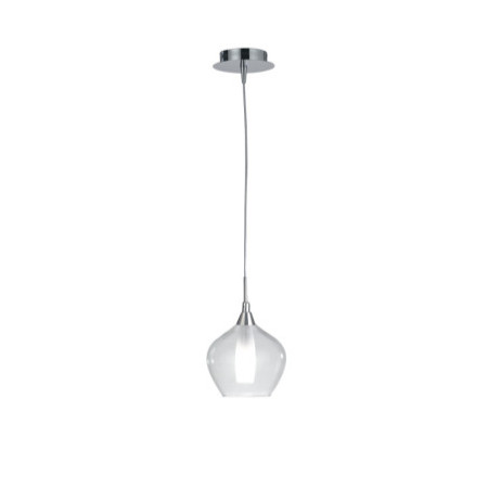 Lampadario Sospensione Skyline Class Colore Cromo 28W