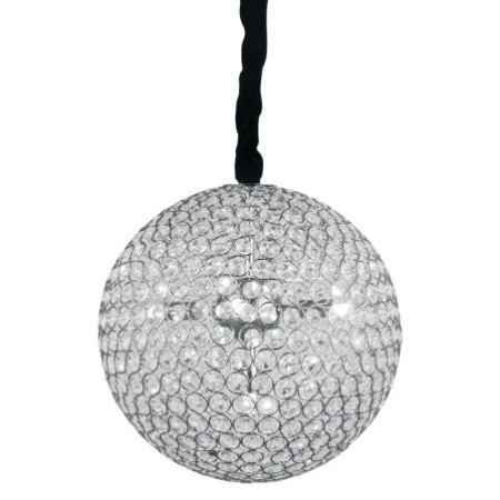 Lampadario Sospensione Planet Luxury  Colore Cromo 28W