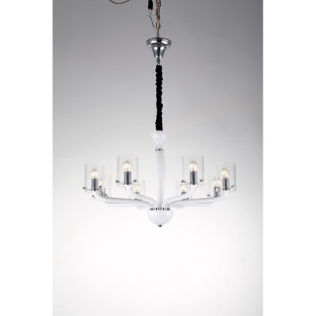 Lampadario Aurora Elegance Colore Bianco 40W