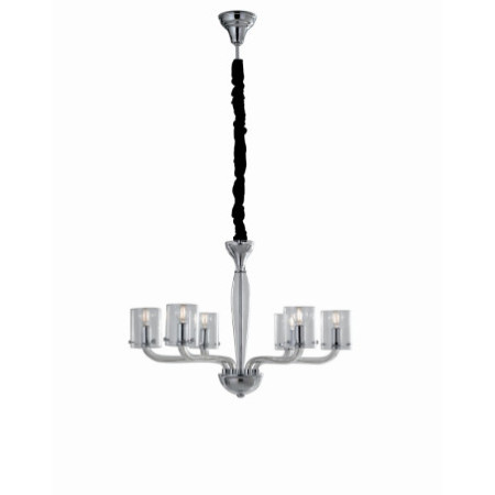 Lampadario Aurora Elegance Colore Trasparente 40W