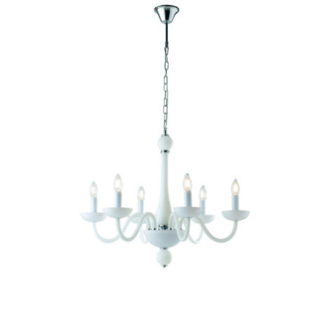 Lampadario Alfiere Elegance Colore Bianco 40W