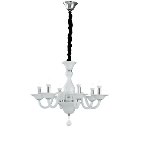 Lampadario Soffio Elegance Colore Bianco 40W