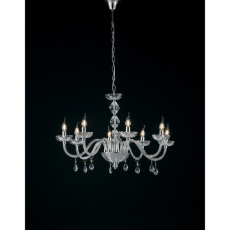 Lampadario Riflesso Classico Colore Cromo 40W