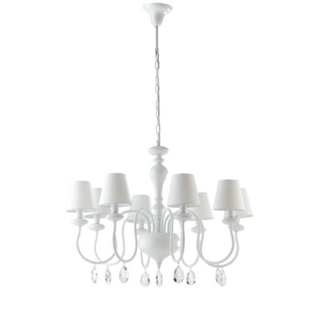 Lampadario Arthur Classico Colore Bianco 40W