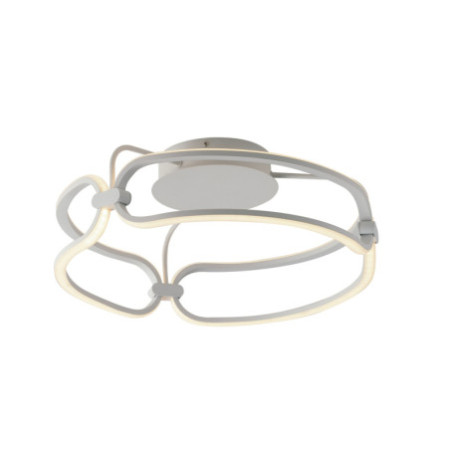 Lampadario Plafoniera Led Infinity Moderno Colore Bianco 33 W