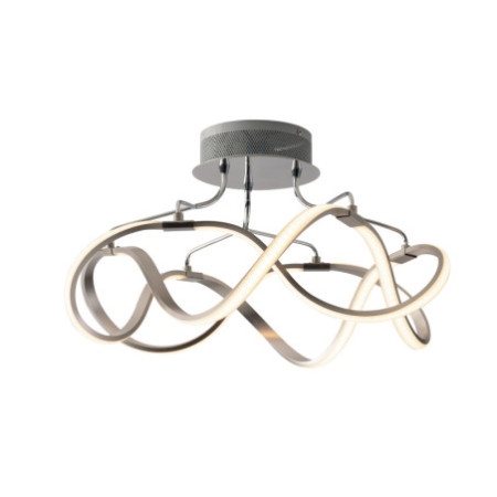 Lampadario Plafoniera Led Flight Moderno Colore Nikel 28,8 W