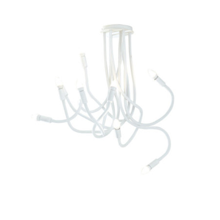 Lampadario Plafoniera Lover Eclettico Colore Bianco 40 9 x E 14 max W