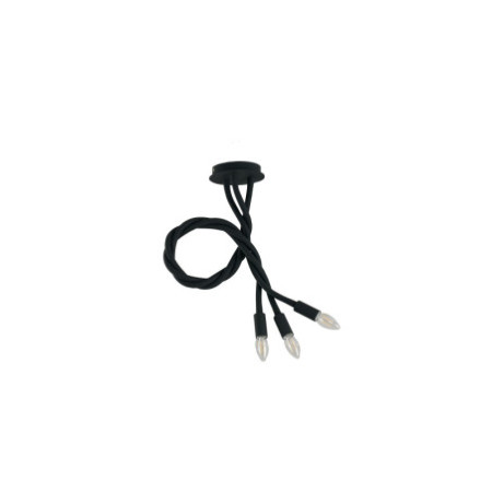 Lampadario Plafoniera Lover Eclettico Colore Nero 40 3 x E 14 max W