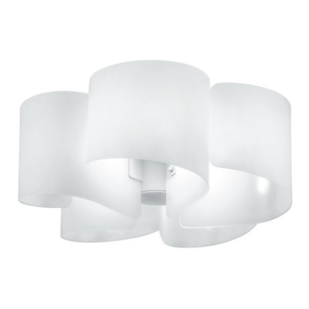 Lampadario Plafoniera Imagine Class Colore Bianco 5 x E 27 max  60 W