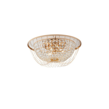 Lampadario Plafoniera Vienna Luxury Colore Oro 40 4 x E 14 max  W