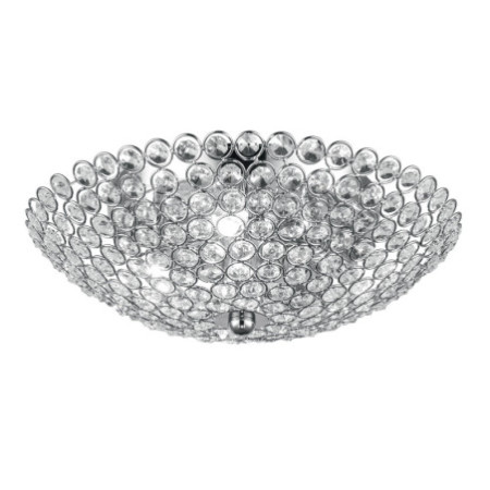 Lampadario Plafoniera Planet Luxury Colore Cromo 4 X G 9 max  28 W