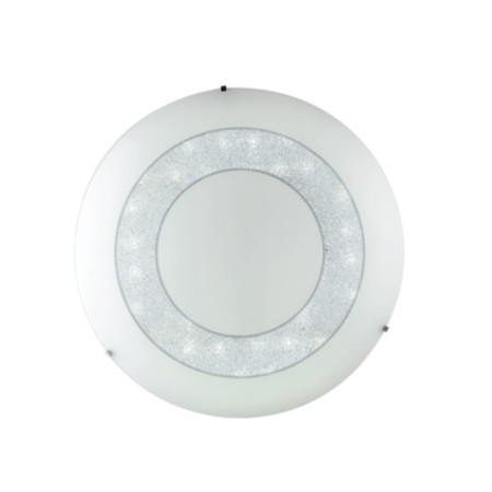 Lampadario Plafoniera Led Diadema Luxury Colore Bianco 40 W