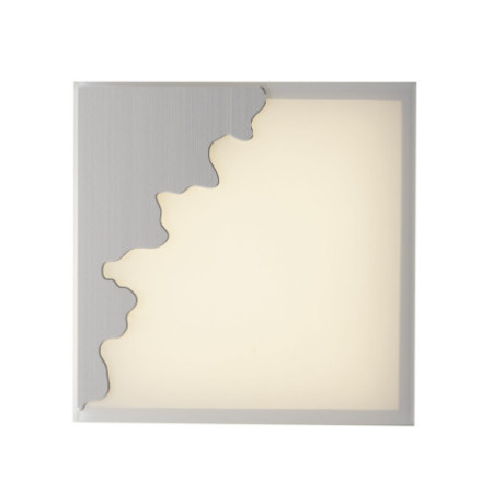 Lampadario Plafoniera Led Chic Ceiling Lamp Colore Argento 12 W