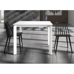 Tavolo da pranzo allungabile moderno  in legno  90x90x76 cm