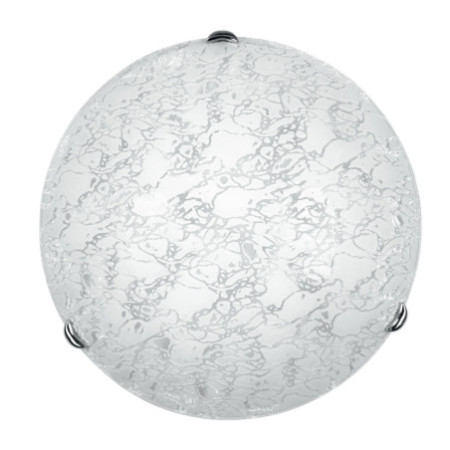 Lampadario Plafoniera Ghiaccio Ceiling Lamp Colore Bianco 60 W