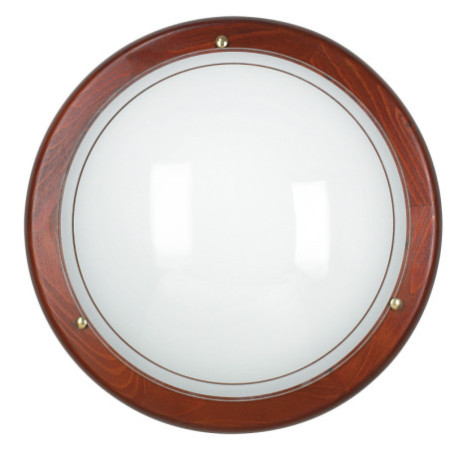 Lampadario Plafoniera 1010 Ceiling Lamp Colore Legno 2 x e 27 max  60 W