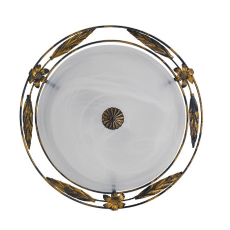 Lampadario Plafoniera Riccio Ceiling Lamp Colore Bianco 60 W