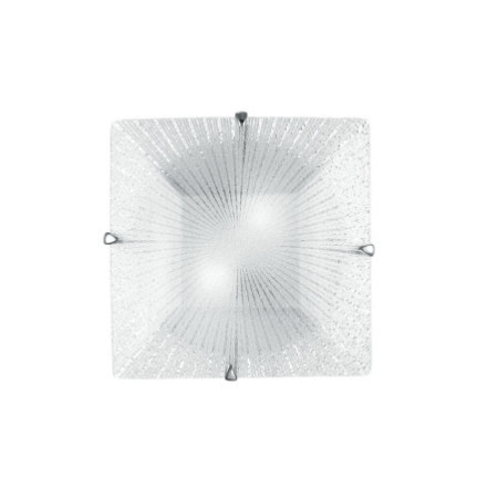 Lampadario Plafoniera Iside Coordinati Colore Bianco 2 x E 27 max  60 W