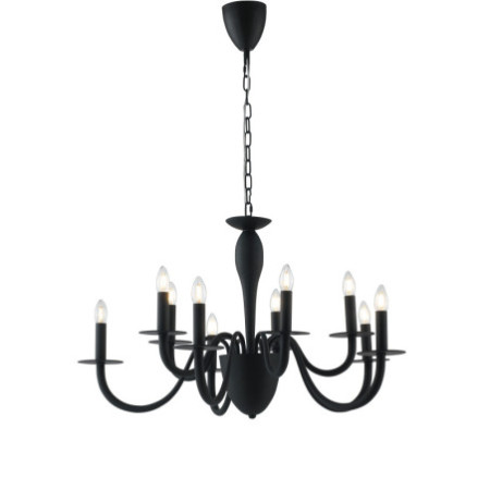 Lampadario Armstrong Elegance Colore Nero  40W
