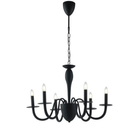 Lampadario Armstrong  Elegance Colore Nero 40W