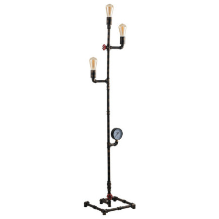 Piantana Amarcord Industrial Vintage Colore Ruggine 60 W