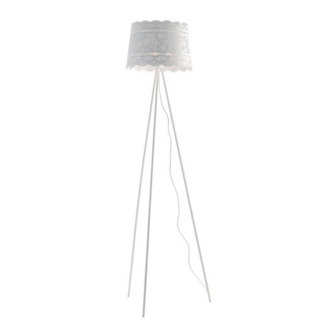 Piantana Cluny Industrial Vintage Colore Bianco 40 W
