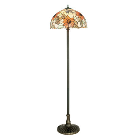 Piantana Dafne Industrial Vintage in Vetro Tiffany 60 W
