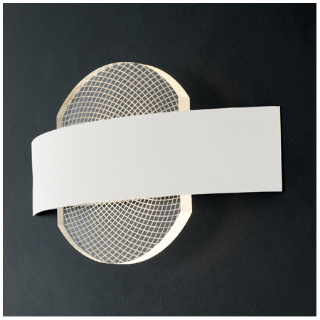 Lampadario Applique Led Eternity Moderno Colore Bianco 10 W