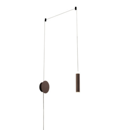 Lampadario Applique Led Candele  Eclettico Colore Bronzo 7 W