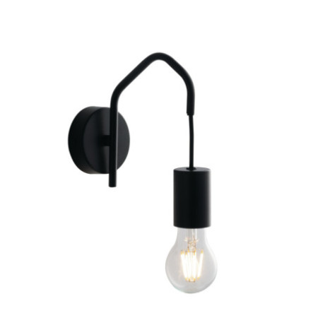 Lampadario Applique Habitat Eclettico Colore Nero 40 W