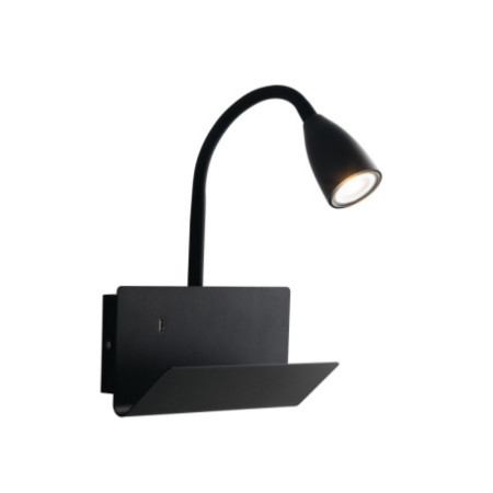 Lampadario Applique Gulp Eclettico USB Colore Nero 8 W