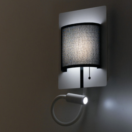 Lampadario Applique Led Pop Eclettico Colore Bianco Nero 6 W