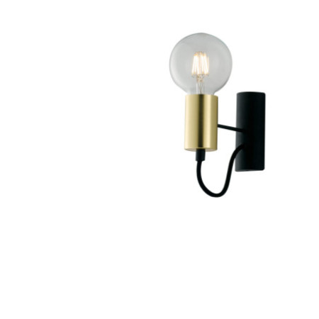 Lampadario Applique Axon Class Colore Nero Oro 60 W