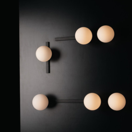 Lampadario Applique Enoire Class Colore Nero 3 x E 14 max 25 W