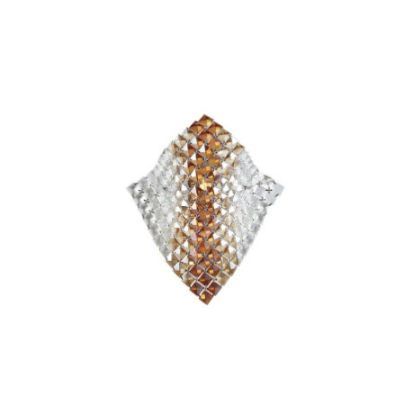 Applique Rumba Luxury Colore Trasparente Ambra  1 x G 9 max 28 W