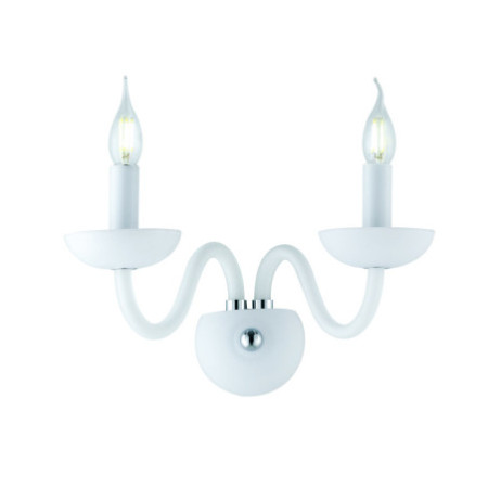 Applique Alfiere Elegance Colore Bianco  2 x E 14 max 40W