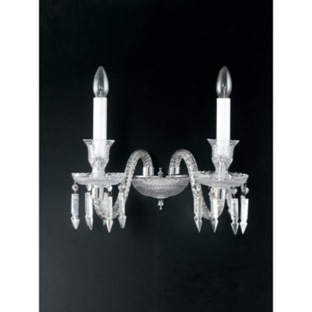 Applique Louvre Classico Colore Cromo 2 x E 14 max 40W