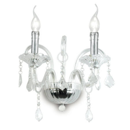 Applique Cristallo Classico Colore Cromo 2 E 14 max x 40W