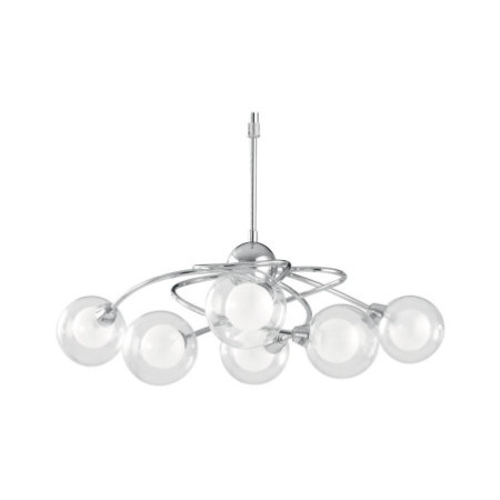 Lampadario Cromo 6x28 W